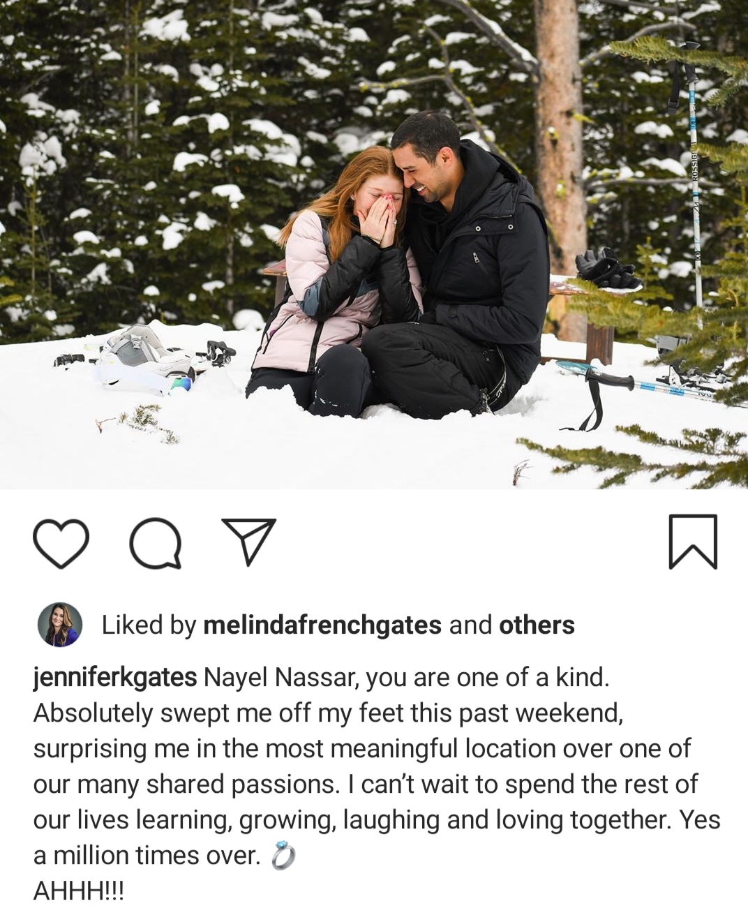 JENNIFER GATES IS ENGAGED TO NAYEL NASSAR Valerie Iro Blog